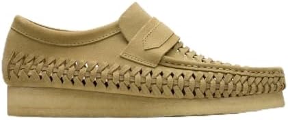 Amazon.com | Clarks Men's Weaver GTX Loafers, Maple Suede, Tan
